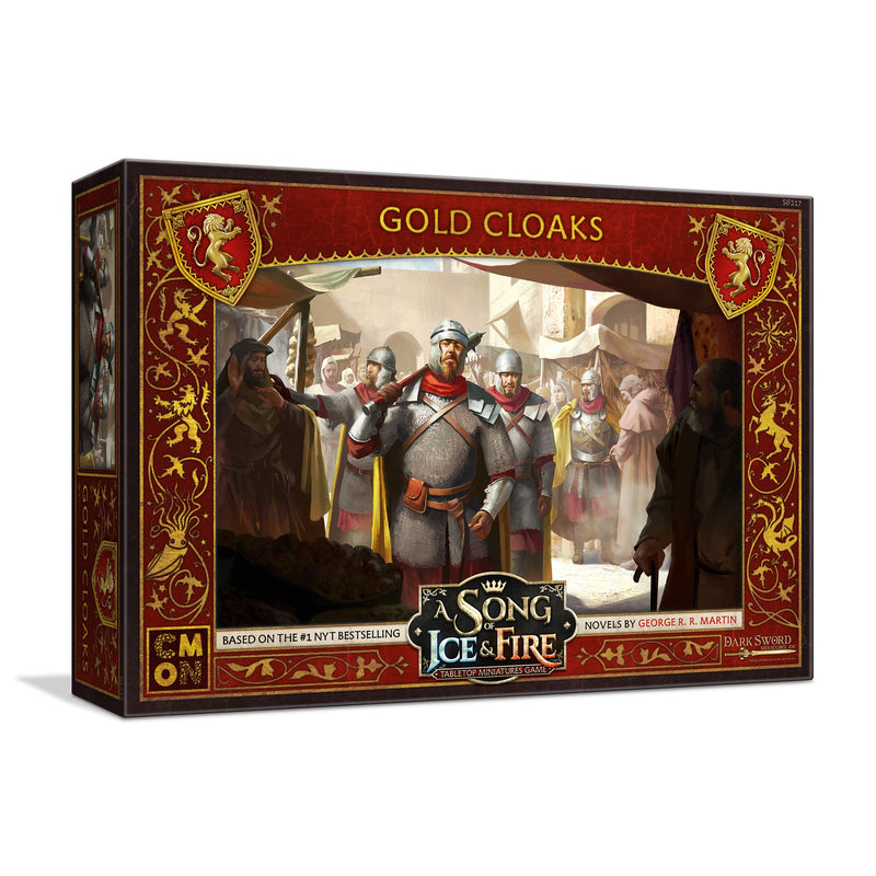 A Song of Ice and Fire Tabletop Miniatures Game Gold Cloaks Unit Box - Add Unparalleled Strength to Your Forces! Strategy Game, Ages 14+, 2+ Players, 45-60 Minute Playtime, Made by CMON