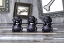 Three Wise Labradors 8.5cm Resin Decoration Statue 7