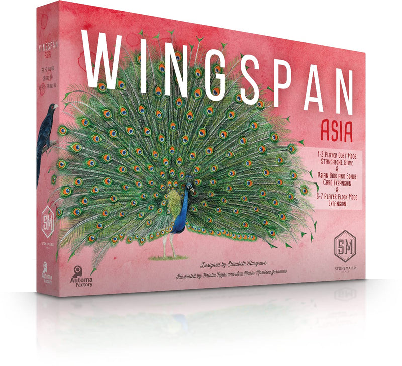 Stonemaier Games | Wingspan: Asia (standalone Expansion) | Board Game | Ages 14+ | 1-7 Players | 40-70 Minutes Playing Time