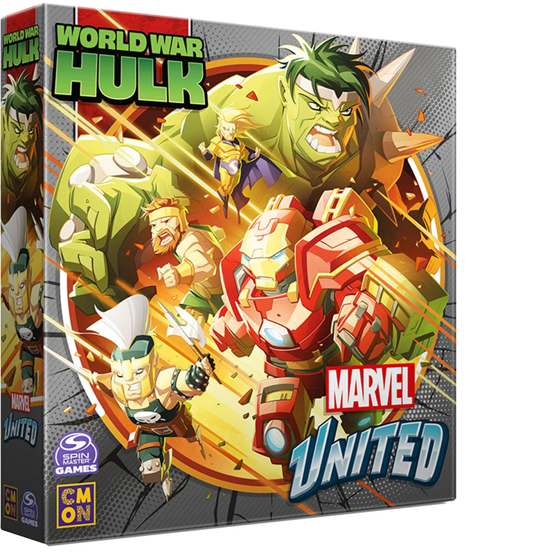 CMON Marvel United: World War Hulk Expansion - Tabletop Miniatures Strategy Game, Cooperative Superhero Game for Kids & Adults, Ages 14+, 1-5 Players, 45 Min Playtime, Made by CMON