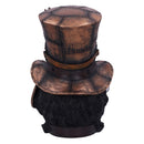 Felius Mogg Steampunk Black Cat Head Figurine 28.8cm 5