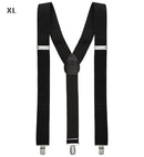 Black Braces  Extra Long Up To 115-120 Cm 