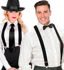 Black Braces  Extra Long Up To 115-120 Cm 