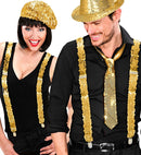 Gold Sequin Braces