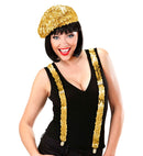 Gold Sequin Braces