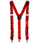 Red Sequin Braces