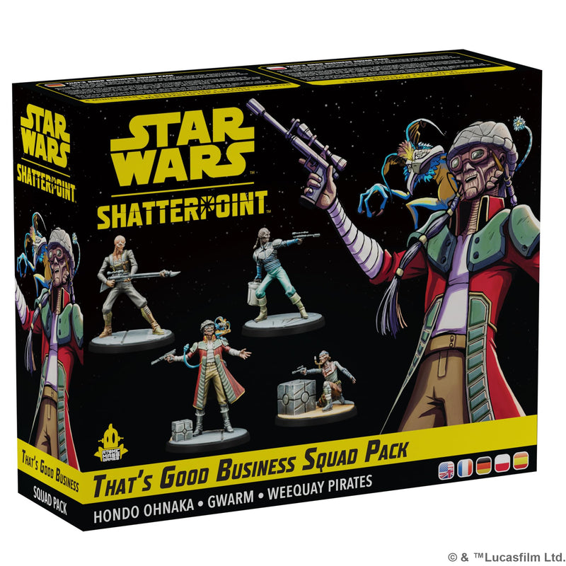 Star Wars Shatterpoint That's Good Business Squad Pack - Tabletop Miniatures Game, Strategy Game for Kids and Adults, Ages 14+, 2 Players, 90 Minute Playtime, Made by Atomic Mass Games