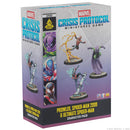 Marvel Crisis Protocol Prowler Spider Man 2099 and Ultimate Spider Man 1