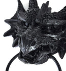 Gothic Black Dragon Door Knocker 20cm 3