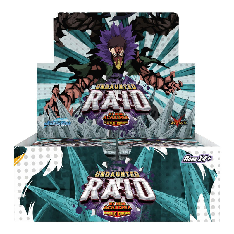 Jasco My Hero Academia Collectible Card Game Series 5: Undaunted Raid Booster Display - Contains 24 Expansion Packs of 11-Cards, Trading Card Game