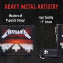 Metallica Master of Puppets Album Wallet with Chain Officially Licensed 8