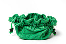 Metallic Dice Games FanRoll Dragon Storm TM Velvet Compartment Dice Bag: Green Dragon Scales