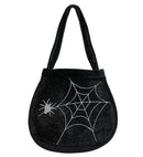 Spiderweb & Spider Handbag Velvet 
