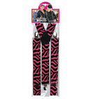 Pink Zebra Braces