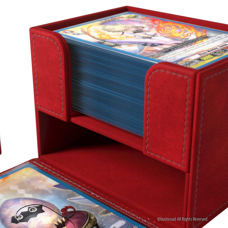 Cardfight!! Vanguard Nation's Vault | Premium Deck Box | Holds up to 50 Double-Sleeved Cards | Extra Drawer for Power Counters and Accessories