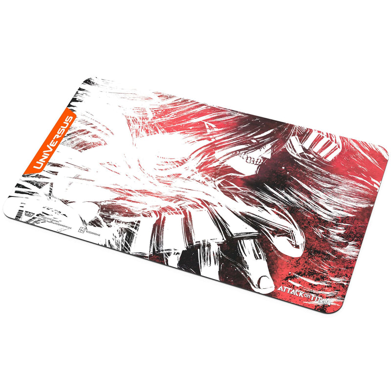 UniVersus Attack on Titan: Battle for Humanity - Attack Titan Playmat - 24 x 14 Neoprene Mat, Tabletop Card Game Accessory, UVS Games, Licensed