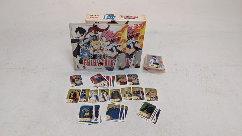 Japanime Games Heroes of Fairy Tail | from The Publisher of Champions of Midgard | Assemble Your Team and Become The Hero Fiore Deserves | 2-4 Players | 15-30 Min | Ages 10+