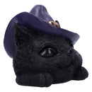 Familiar Grin Black Cat Head With Light Up Eyes 13.8cm 5