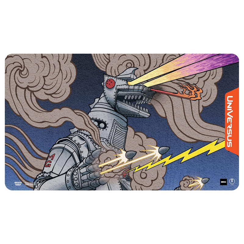 UniVersus Godzilla Challenger Series - Mechagodzilla - Bionic Menace Playmat - 24x14 Neoprene Mat, Tabletop Card Game Accessory, UVS Games, Licensed