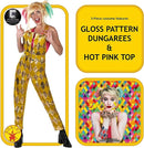 Birds of Prey Harley Quinn Costume Jumpsuit