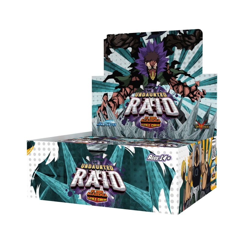 Jasco My Hero Academia Collectible Card Game Series 5: Undaunted Raid Booster Display - Contains 24 Expansion Packs of 11-Cards, Trading Card Game