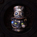 Felius Mogg Steampunk Black Cat Head Figurine 28.8cm 8