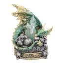Crystal Crypt Green Dragon Figurine 11.5cm 2