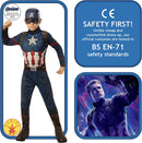 Captain America Boys Costume Avengers 4 2 rub-700647M MAD Fancy Dress