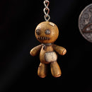 Pack of 12 Dark Curse Voodoo Doll Keyrings Keyring 6cm 6