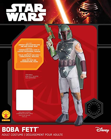 Boba Fett Costume Mens Star Wars Bounty Hunter Armour