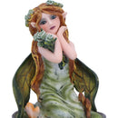 Clover Green Crystal Fairy Figurine 9cm 2