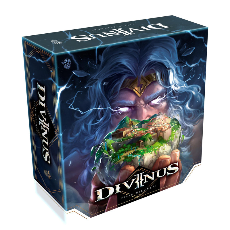 Lucky Duck Games Divinus Board Game - Become a Demigod in a Campaign of Greek vs. Norse Gods! Legacy Tile-Laying Strategy Game for Kids & Adults, Ages 10+, 2-4 Players, 45-60 Min Playtime