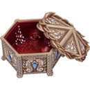 Gold Detailed Pandoras Trinket Box Pandoras 16.5cm 3