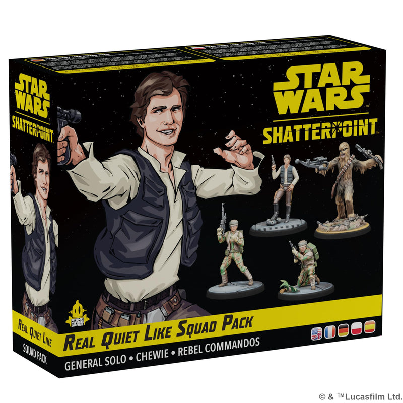 Atomic Mass Games Star Wars Shatterpoint Real Quiet Like Squad Pack - Tabletop Miniatures Game, Strategy Game for Kids and Adults, Ages 14+, 2 Players, 90 Minute Playtime, Made