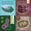 Nocturne Board Game Set Collection and Bidding Play as Fox Mystics Find Magical Items