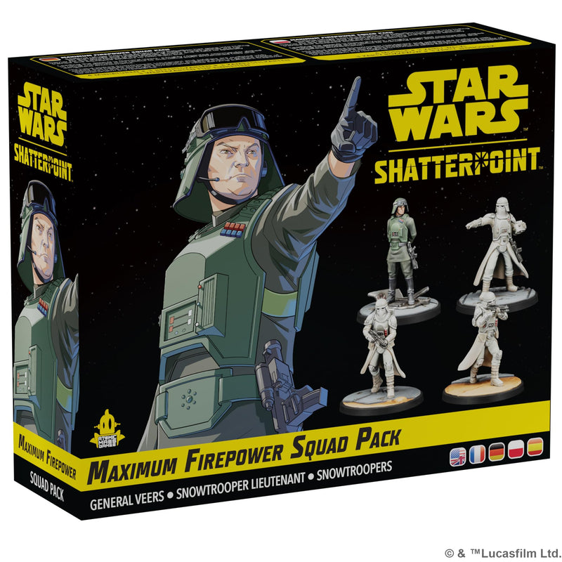 Star Wars Shatterpoint Maximum Firepower Squad Pack - Tabletop Miniatures Game, Strategy Game for Kids and Adults, Ages 14+, 2 Players, 90 Minute Playtime, Made by Atomic Mass Games