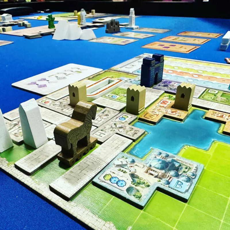 World Wonders Strategy Board Game by Arcane Wonders – Build Iconic Landmarks, Compete Strategically, for 1-5 Players and Ages 14+