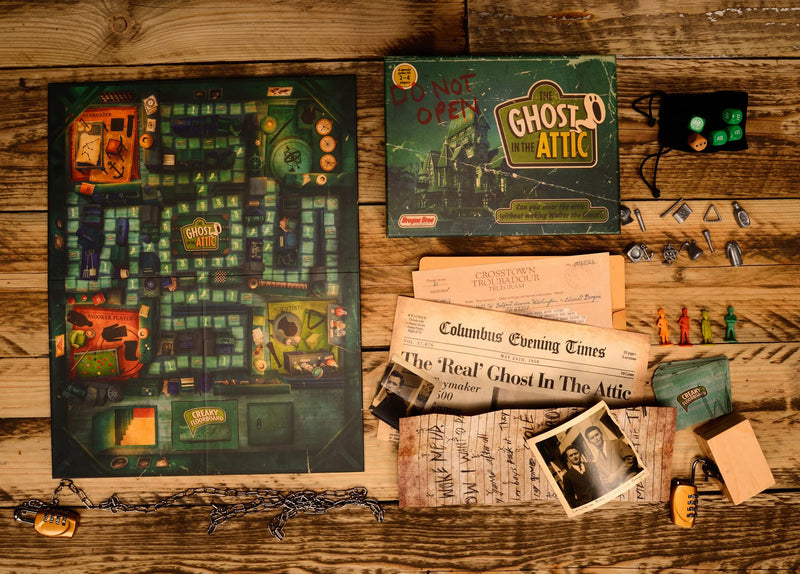 The Ghost in The Attic - Award-Winning Haunted Escape-Room Board Game by The Mystery Agency