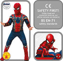 Iron Spider Muscle Child Spiderman Costume with Mask