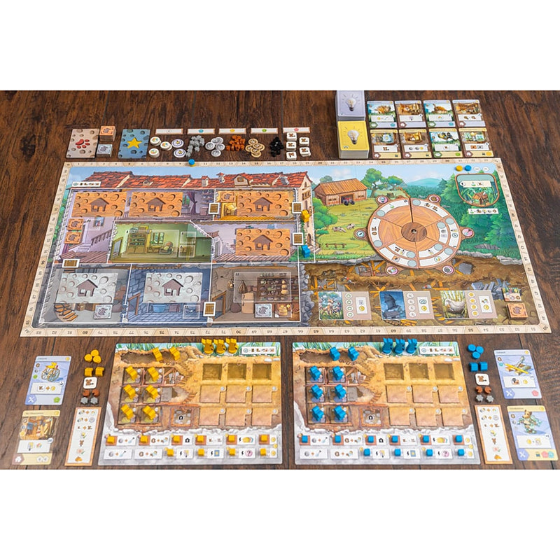 Capstone Games: Rats of Wistar - Building & Worker Placement Board Game, Play As Rats, Explore-Escape-Invent, Ages 14+, 1-4 Players, 90 Minutes