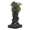 Guardian of the Tower Green Dragon Figurine 17.7cm 3