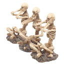 See No Hear Speak Three Wise Skeletons Figurines  8.5cm 2