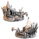 Awaken Realms Tainted Grail: Kings of Ruin Campsite Miniature Upgrade - Upgrade Your Character's Home Base! Ages 14+, 1-4 Players, 2-3 Hour Playtime, Made