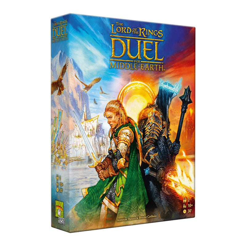 The Lord of The Rings: Duel for Middle-Earth Board Game - Epic Strategy Game of Power and Conquest for Kids and Adults, Ages 10+, 2 Players, 30 Minute Playtime, Made by Repos Production