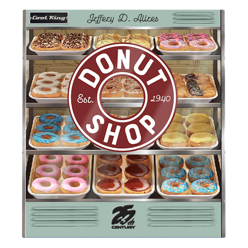 Donut Shop: Build Displays and Box Donuts - Strategy Board Game - 2 to 4 Players - 25th Century Games