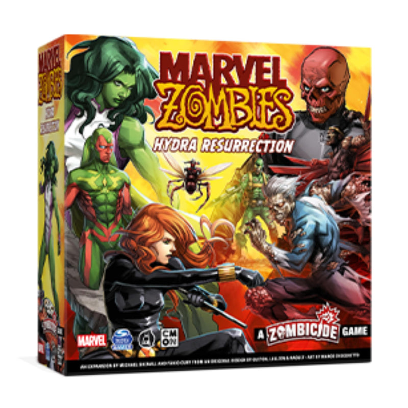 Marvel Zombies: A Zombicide Game - Hydra Resurrection - Battle Red Skull's Zombie Hydra Soldiers! Cooperative Strategy Game, Ages 14+, 1-6 Players, 90 Minute Playtime, Made by CMON