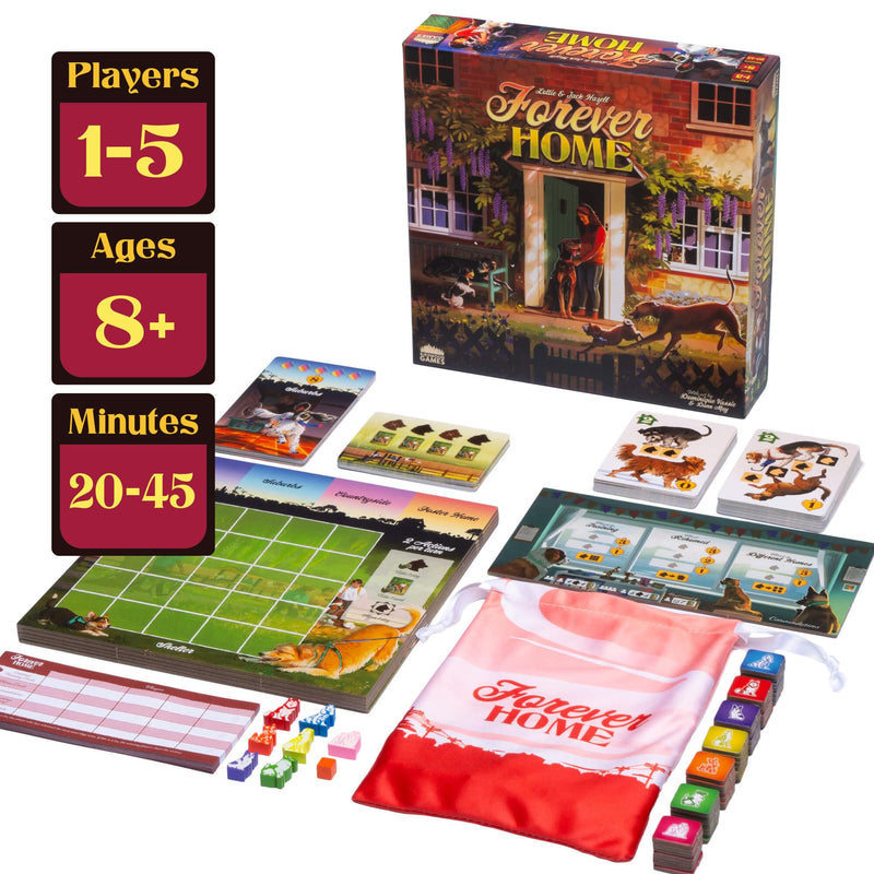 Forever Home: A Game of Second Chances for Shelter Dogs by Birdwood Games, Family Board Game