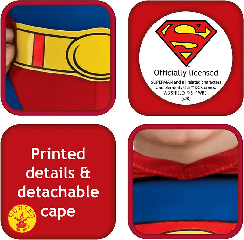 Superman Boys Jumpsuit DC Comics Costume