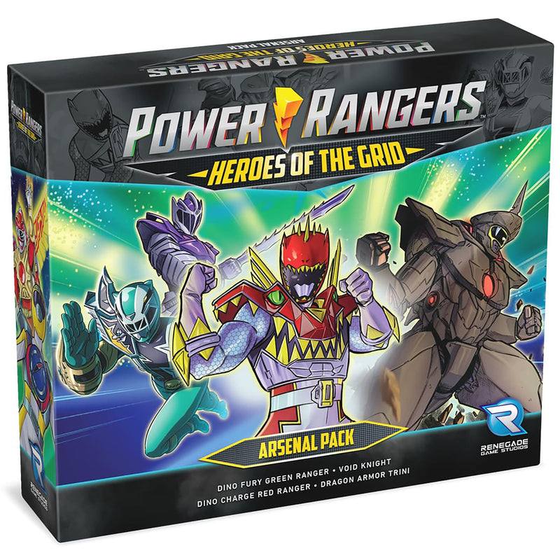 Renegade Game Studios: Power Rangers: Heroes of The Grid: Arsenal Pack - Expansion, Type of Cards, Deck-Building Roleplaying Game