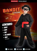 Bandit Boys Costume Zorro Suit with Hat 2